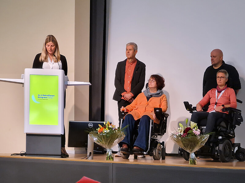 ALS Betroffenenkongress 2022: Eröffnung durch den Vorstand des ALS-mobil e.V.