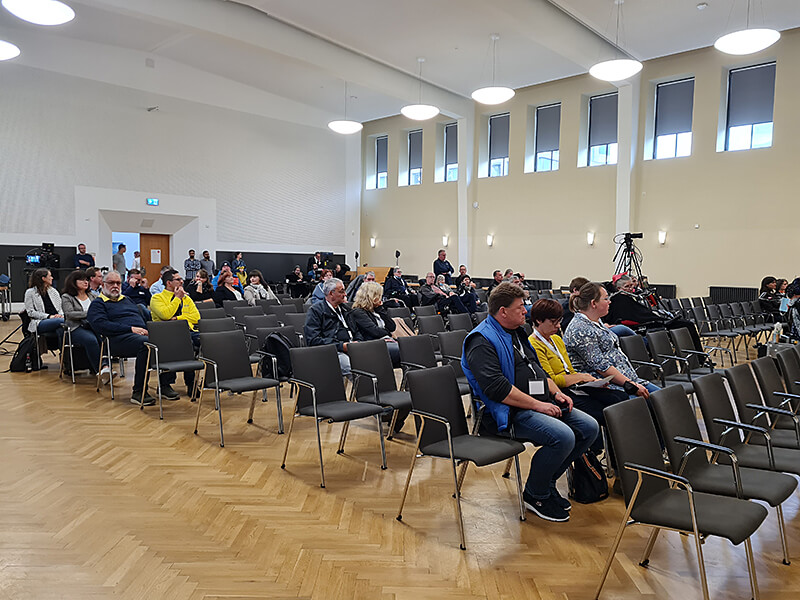 ALS Betroffenenkongress 2022: Eröffnung durch den Vorstand des ALS-mobil e.V. - Auditorium