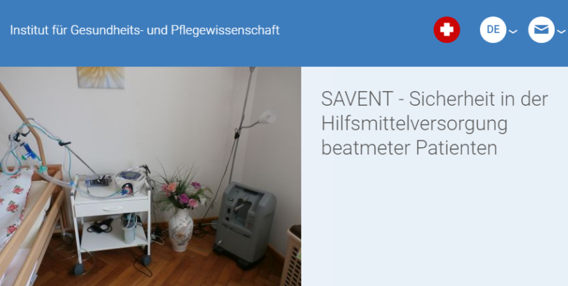 Studienteilnehmer gesucht – Sicherheit in der Hilfsmittelversorgung häuslich beatmeter Patientinnen und Patienten (SAVENT)