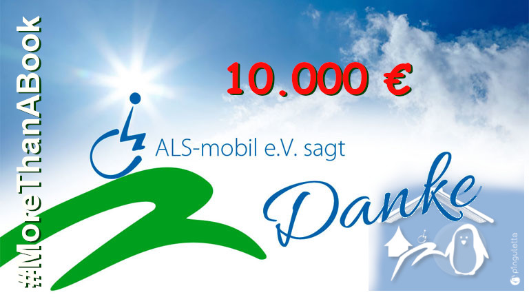 #MoreThanABook – Spendenprojekt des pinguletta Verlags für ALS-Patienten – Ein voller Erfolg ! #MoreThanABook – Spendenprojekt des pinguletta Verlags für ALS-Patienten – Ein voller Erfolg !
