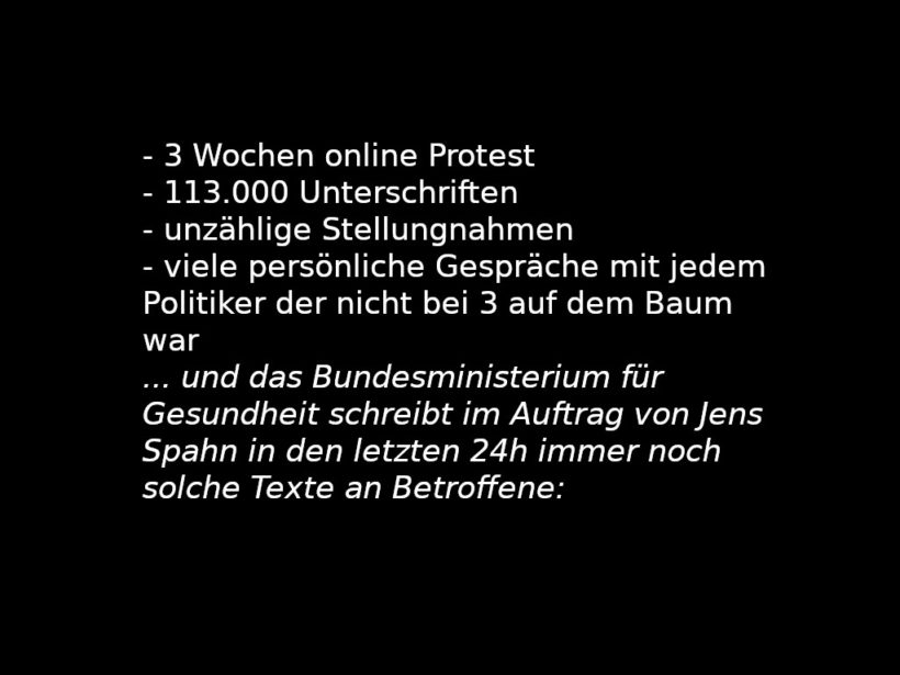 3 Wochen Protest zum #RISG