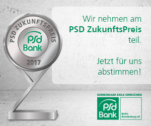 PSD ZukunftsPreis 2017 – Bitte stimmt für uns ab